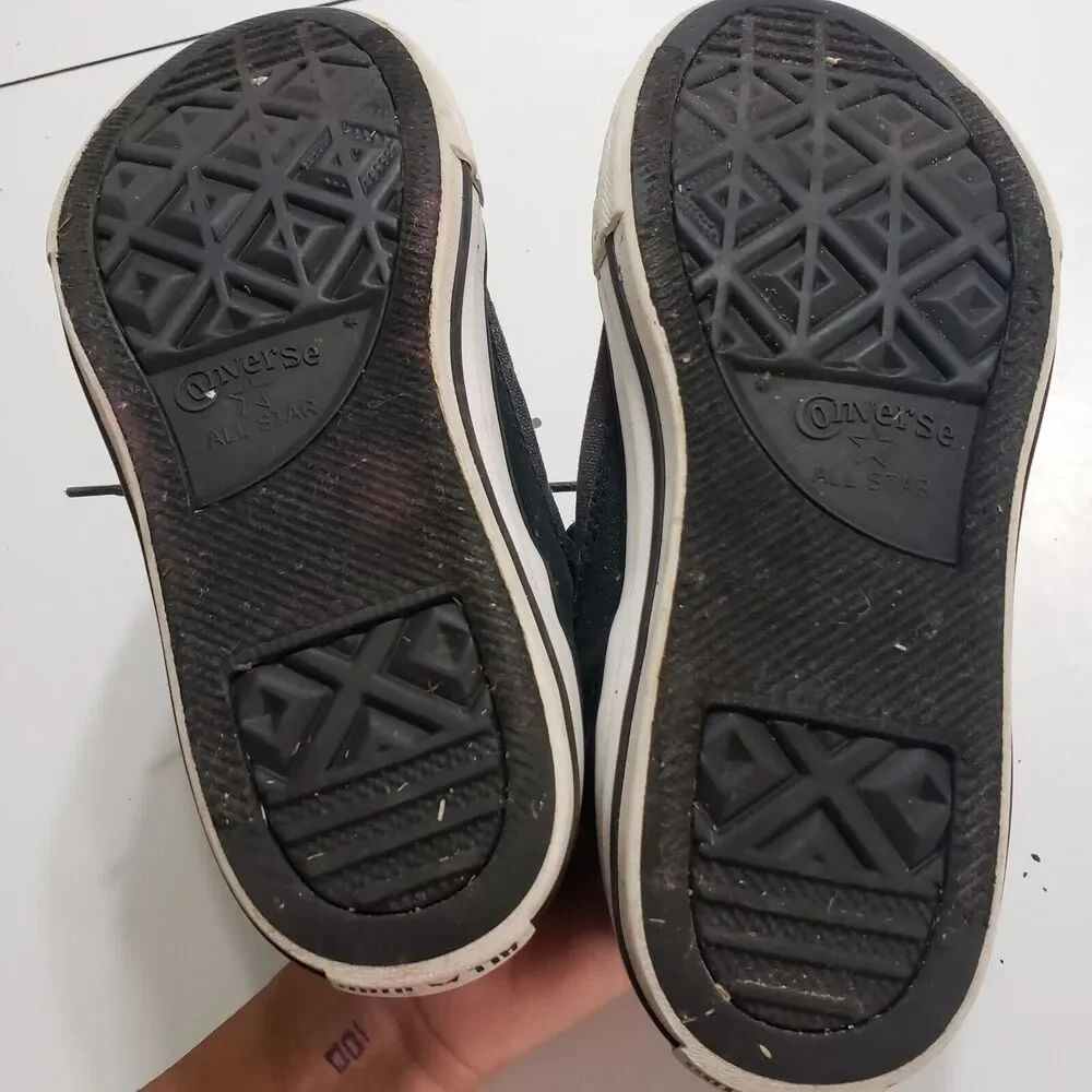 Converse‎ Unisex Kids Youth 2 Chuck Taylor All Star Sneakers Shoes Black Highto